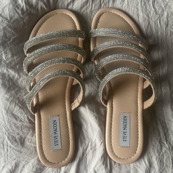 Steve Madden Rhinestone Sandals - Picture 2 of 4